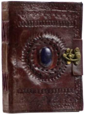 Stone Eye Leather Blank Book w/ Latch                                                                                   