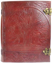 Tree Leather Blank Book w/ Latch                                                                                