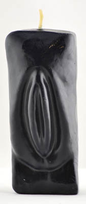 Black Female Genital Candle                                                                                             