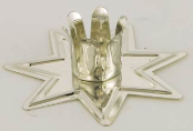 Silver Fairy Star Chime Candle Holder                                                                                   