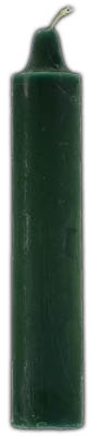 Green Pillar Candle 9"                                                                                                 