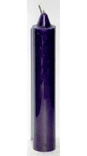 Purple Pillar Candle  9"                                                                                               