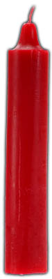 Red Pillar Candle 9"                                                                                                    