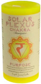 Solar Plexus Chakra Pillar Candle                                                                              