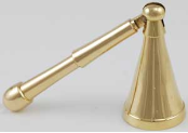 Long Belled Brass Candle Snuffer                                                                                        