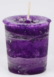 Healing Herbal Votive - Purple                                                                                          