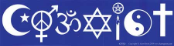 Coexist - Bumper Sticker                                                                                                  