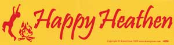 Happy Heathen - Bumper Sticker                                                                                            