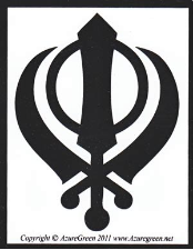 Khanda - Bumper Sticker                                                                                                   