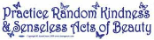 Practice Random Kindness & Senseless Acts of Beauty - Bumper Sticker                                                      