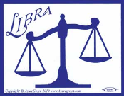 Libra - Bumper Sticker                                                                                                    