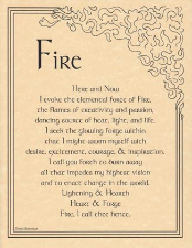 Fire Evocation Poster                                                                                                   