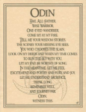Odin Poster                                                                                                             