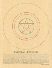 Talisman Pentacle Poster                                                                                                