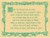 Wiccan Rede (law) Poster                                                                                                