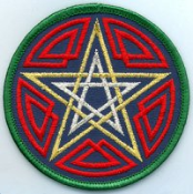 Celtic Pentagram Patch                                                                                               
