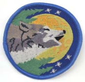 Wolf sew-on Patch                                                                                                    