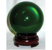 Green Crystal Ball  80mm                                                                                                