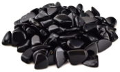 Black Obsidian Tumbled Stone  1 Lb                                                                                      