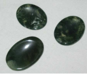 Moss Agate Worry Stone                                                                                                  