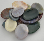 Jasper Worry Stone - (various Colors & Patterns)                                                                          