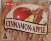 Cinnamon-Apple HEM Cone Incense 10 Pack                                                                                         