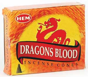 Dragon's Blood HEM Cone Incense 10 Pack                                                                                         