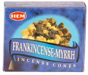 Frankincense & Myrrh HEM Cone Incense 10 Pack                                                                                   