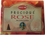 Precious Rose HEM Cone Incense 10 Pack                                                                                          