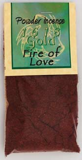 Fire of Love Powder Incense  1 oz                                                                                         