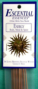 Energy Essential Essences Incense Sticks 16 Pack                                                                        