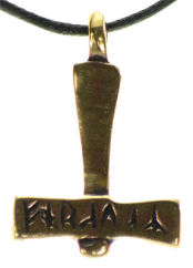 Bronze Thor's Hammer Amulet                                                                                                    