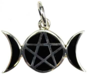 Pentagram Moons  Pendant                                                                                      