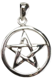 Pentagram Sterling Silver Pendant                                                                                                      