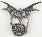 Steampunk Dragon Pendant                                                                                                      
