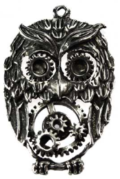 Steampunk Owl Pendant                                                                                                         