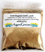 Gold Magnetic Sand (Lodestone Food)  4 oz                                                                                