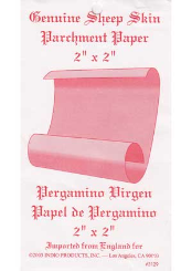 Sheep Skin Parchment Paper  2" x 2"                                                                                     