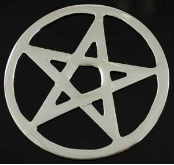 Pentagram Altar Tile  2 3/4"                                                                                            