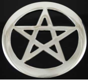 Pentagram Altar Tile  4"                                                                                                 