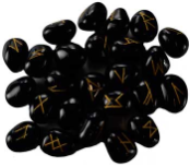 Black Onyx Rune Set                                                                                                     