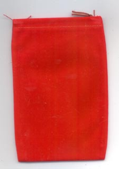 Red Velveteen Bag                                                                                                       