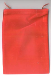 Red Velveteen Bag                                                                                                
