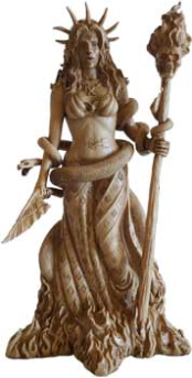 Hecate Statue  10"                                                                                                              