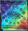 Chakra Lotus Altar Cloth  36" x 36"                                                                                       
