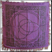 Purple Triquetra Altar Cloth 36" x 36"                                                                                  
