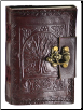 Tree of Life Leather Blank Journal w/ Latch                                                                             