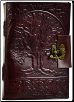Tree of Life Leather Blank Book w/ Latch                                                                                