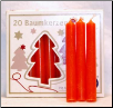Orange Chime Candle 20 Pack                                                                                             