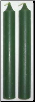 Dark Green Chime Candle 20 Pack                                                                                         